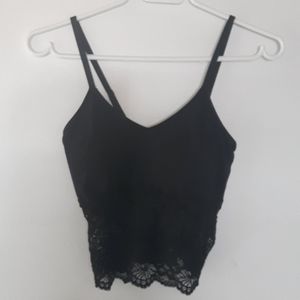 Seamless longline bra
